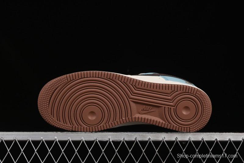 Nike Air Force 1 '07 Low LV Collaboration Summer Blue Casual Sneakers - JJ2508-702