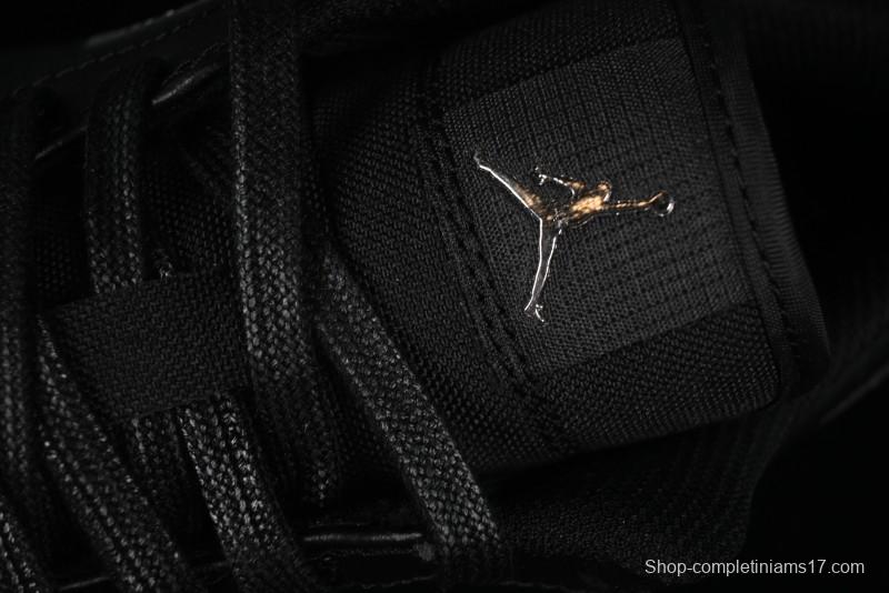 Nike Air Jordan 1 Low AJ1 Basketball Shoes Black White Canvas Leather Panel - HV5968-001