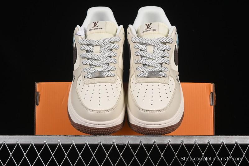 Nike Air Force 1 '07 Low LV Collaboration Summer Blue Casual Sneakers - JJ2508-702