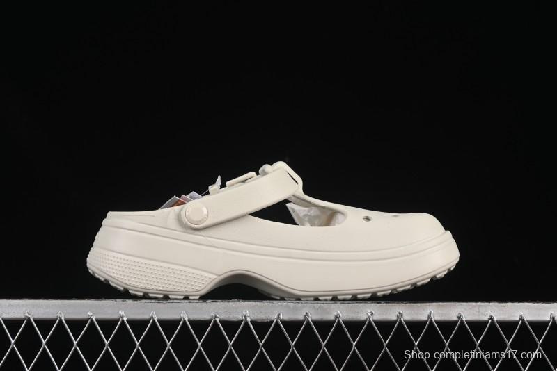 Crocs Mary Jane Classic Simple Casual Beach Clog Sandals - B.D4