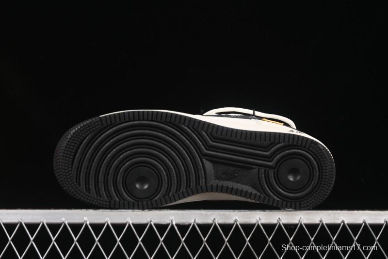 Nike Air Force 1 '07 Low LV Collaboration Blue Swoosh Drawstring Casual Sneakers - DM6868-061