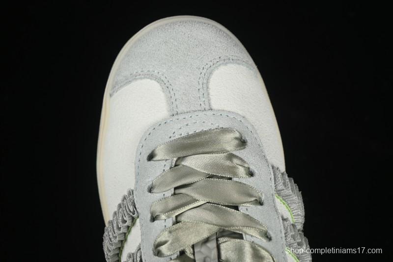 Adidas Originals Gazelle Bold JR8373 Collaboration Low-Top Sneakers with Thick Sole for Slip Resistance and Durability - JR8373