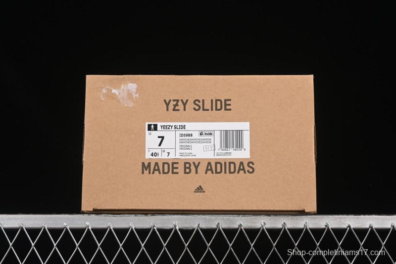 Adidas Yeezy Slide Comfortable Slippers with EVA Foam and Grooved Sole Design - ID5988