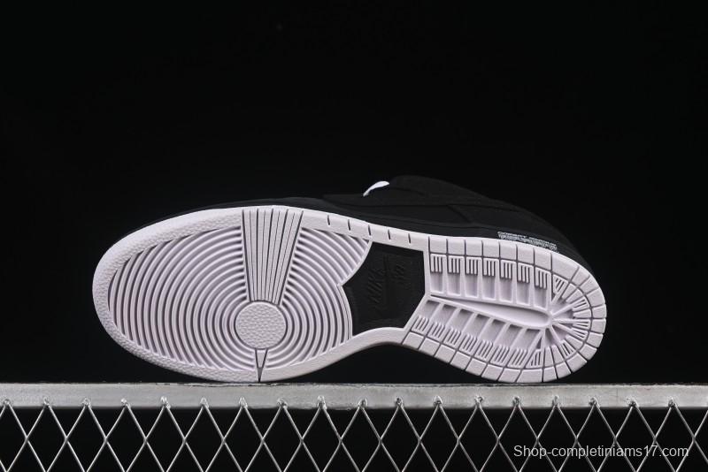 Nike SB Dunk Low Pro ISO Black Gum Rubber SB Low-Top Skateboarding Shoes - CD2563-006