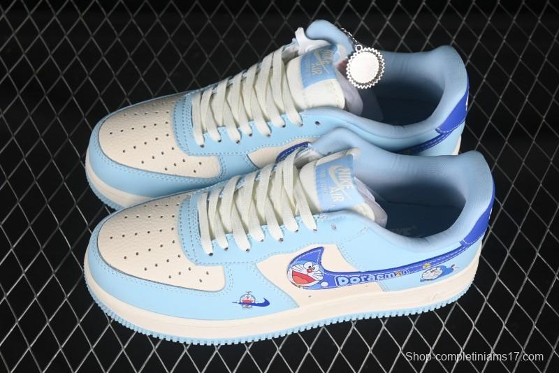 Nike Air Force 1'07 Low Doraemon Casual Sneakers with Full-Length Air Cushion - DF0188-059