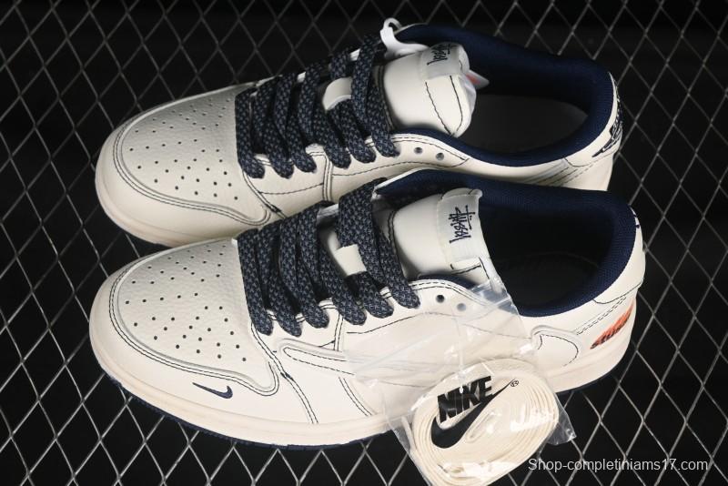 Nike Air Jordan 1 Low OG SP Travis Scott x Fragment Design Collaboration Sneakers - ZH2598-230