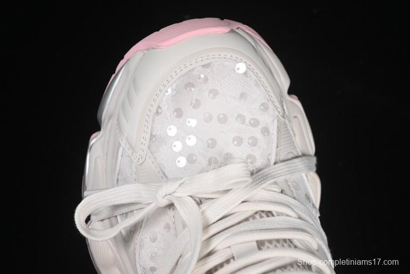 GG-CC Star Same Style Lace-Up Hollow-Out Chunky Sneakers with 5cm Hidden Heel - G25U9988