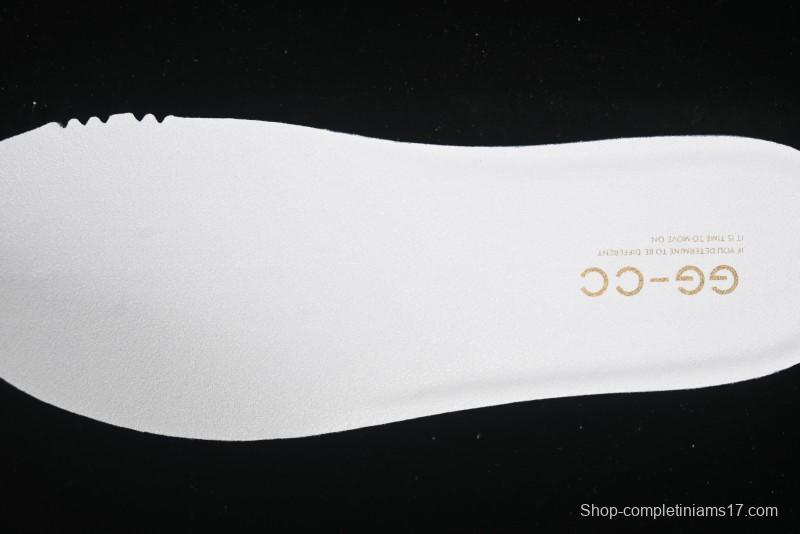 GG-CC Star-Design Lace-Up Hollow-Out Platform Sneakers with 5cm Height Boost - G25U9789