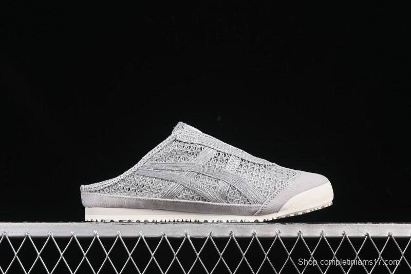 Onitsuka Tiger Mexico 66 Sabot Slip-On Shoes with Breathable Mesh Upper - 1183A707-020