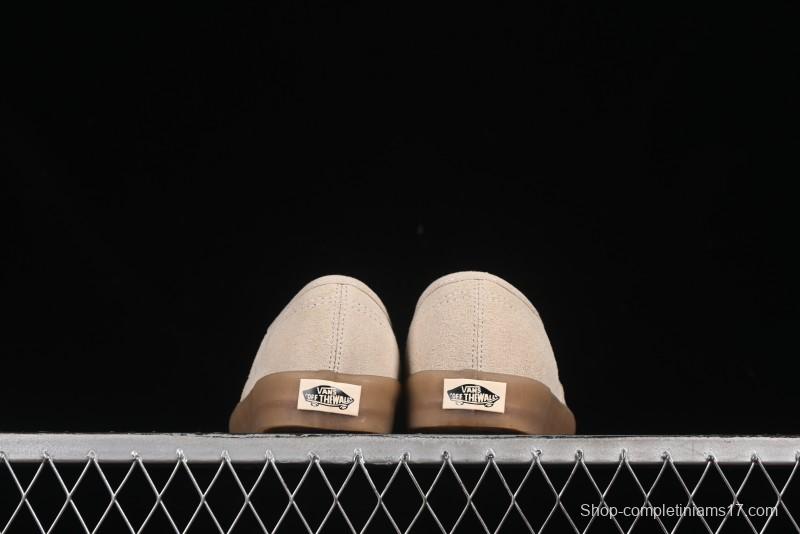 Vans Premium Authentic Suede Retro Sneakers with Translucent Rubber Sole - VN000CRQBYS