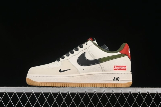 Nike Air Force 1 '07 Low Supreme Collaboration Gradient Gum Sole Casual Sneakers - XS1958-567