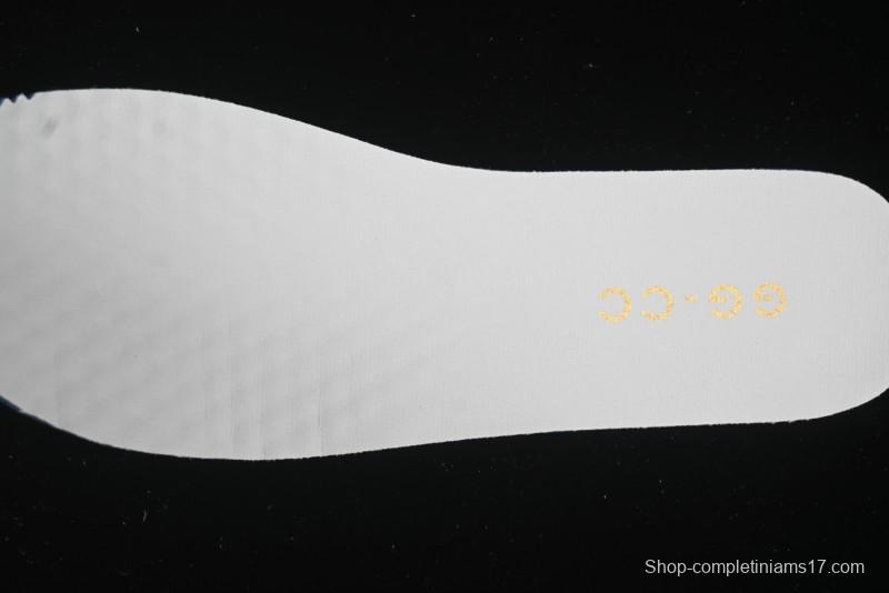 GG-CC Lace Pearl Chain Casual Platform Dad Shoes - 250310 White