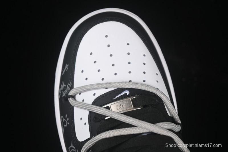 Nike Air Force 1'07 Low Denim Casual Sneakers with Full-Length Air Cushion - ZH0316-071