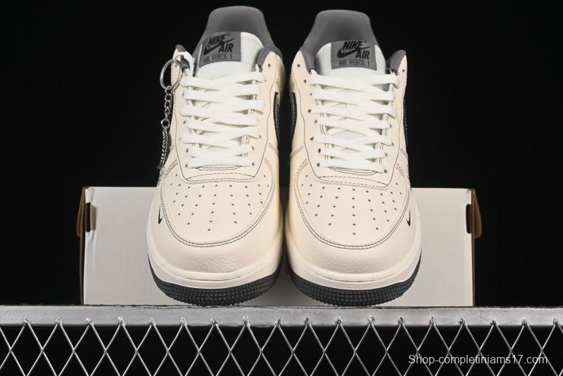 Nike Air Force 1 '07 Low Givenchy Collaboration Pattern Beige Grey Casual Sneakers - DF0188-057