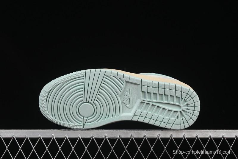 Nike Air Jordan 1 Low AJ1 White Mint Green Low-Top Casual Lifestyle Sneakers - DC0774-134