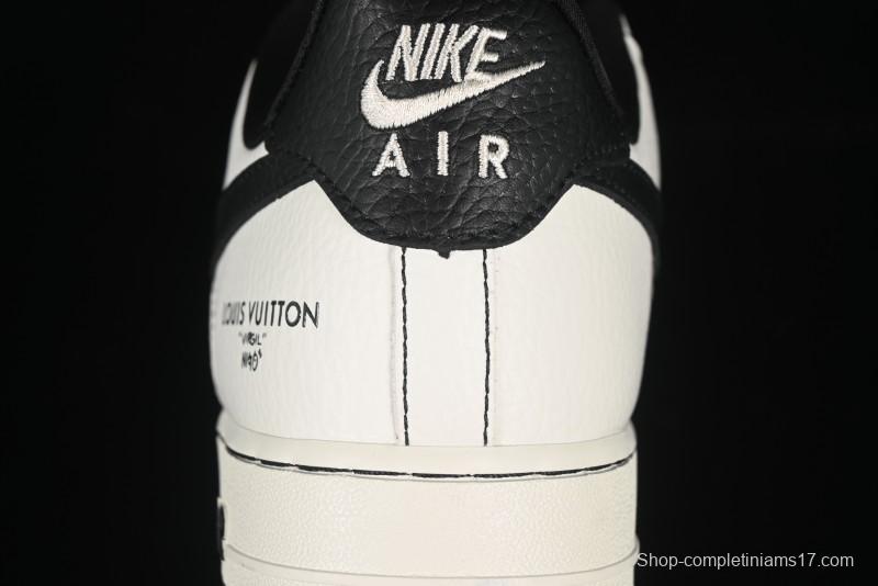 Nike Air Force 1 '07 Low LV Collaboration Cream Black Casual Sneakers - BZ6808-103