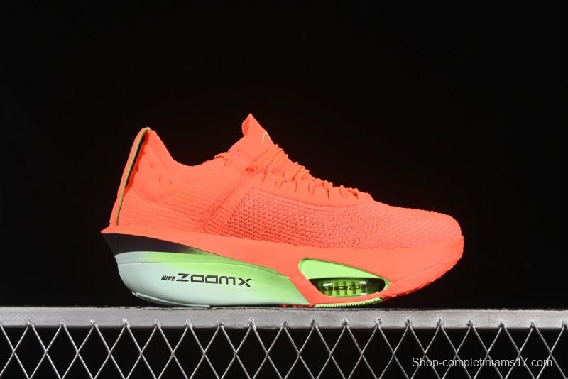 Nike Zoom VaporFly Next 3% Prototype Super Marathon Running Shoes with Dual Airzoom Cushion and ZoomX Foam - FD8315-600