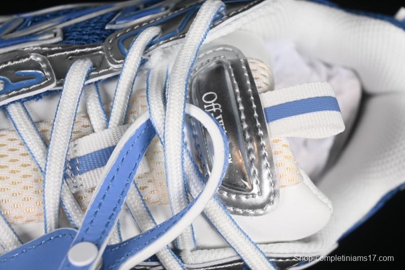 Off-White Be Right Tie-Dye Blue Low-Top Lifestyle Casual Shoes - X.E5