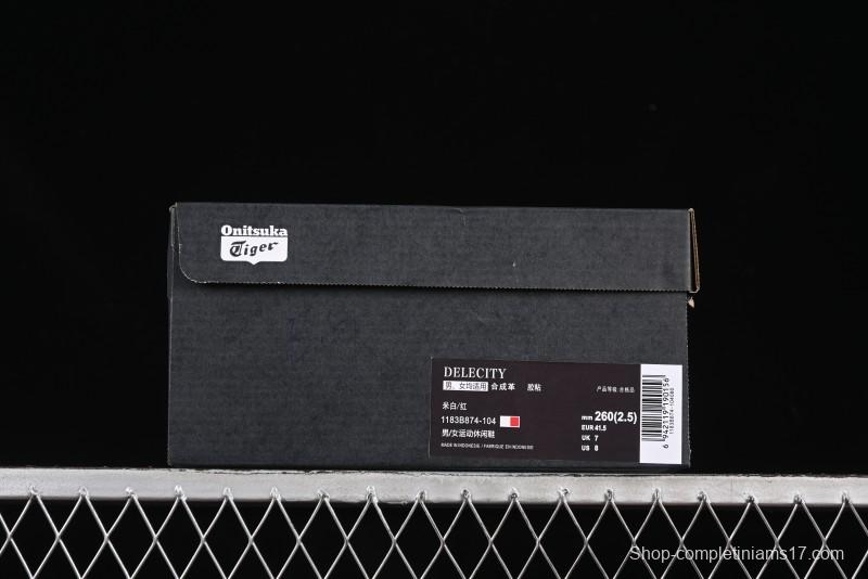 Onitsuka Tiger Delecity Thick Sole Low-Top Lifestyle Casual Shoes - 1183B874-104