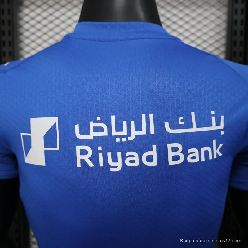 Player Version 25/26 Al Hilal Home Jersey