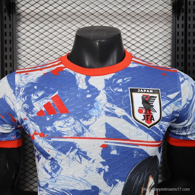 Player Version Japan National Team Special Edition Attack on Titan Mikasa Ackerman Anime Collaboration Jersey