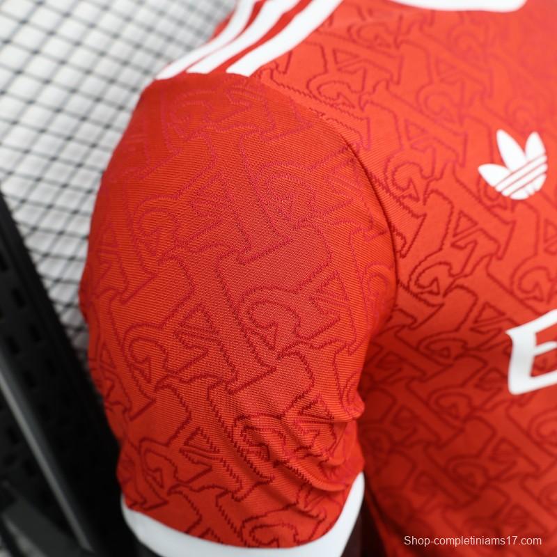 Player Version 25/26 Arsenal Red Pre-Match Special Jersey