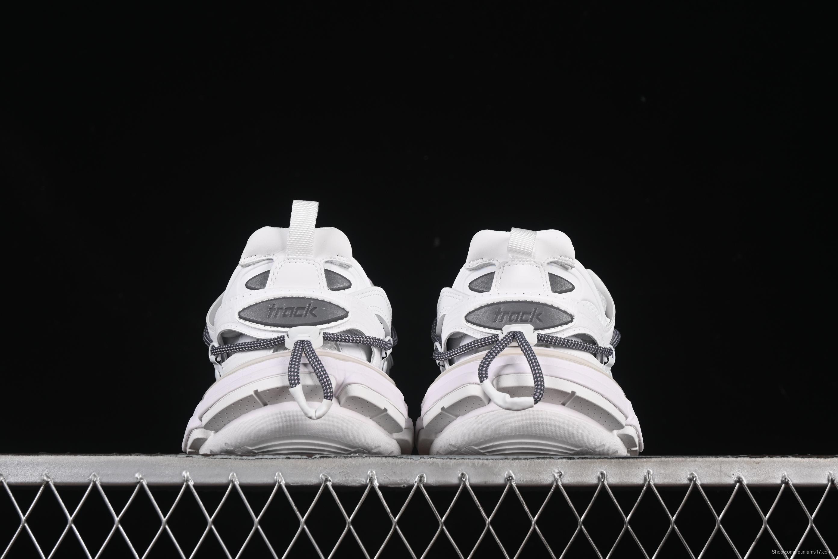 Balenciaga Track Sneaker Tess with Transparent Heel Strap - WTRHK9050