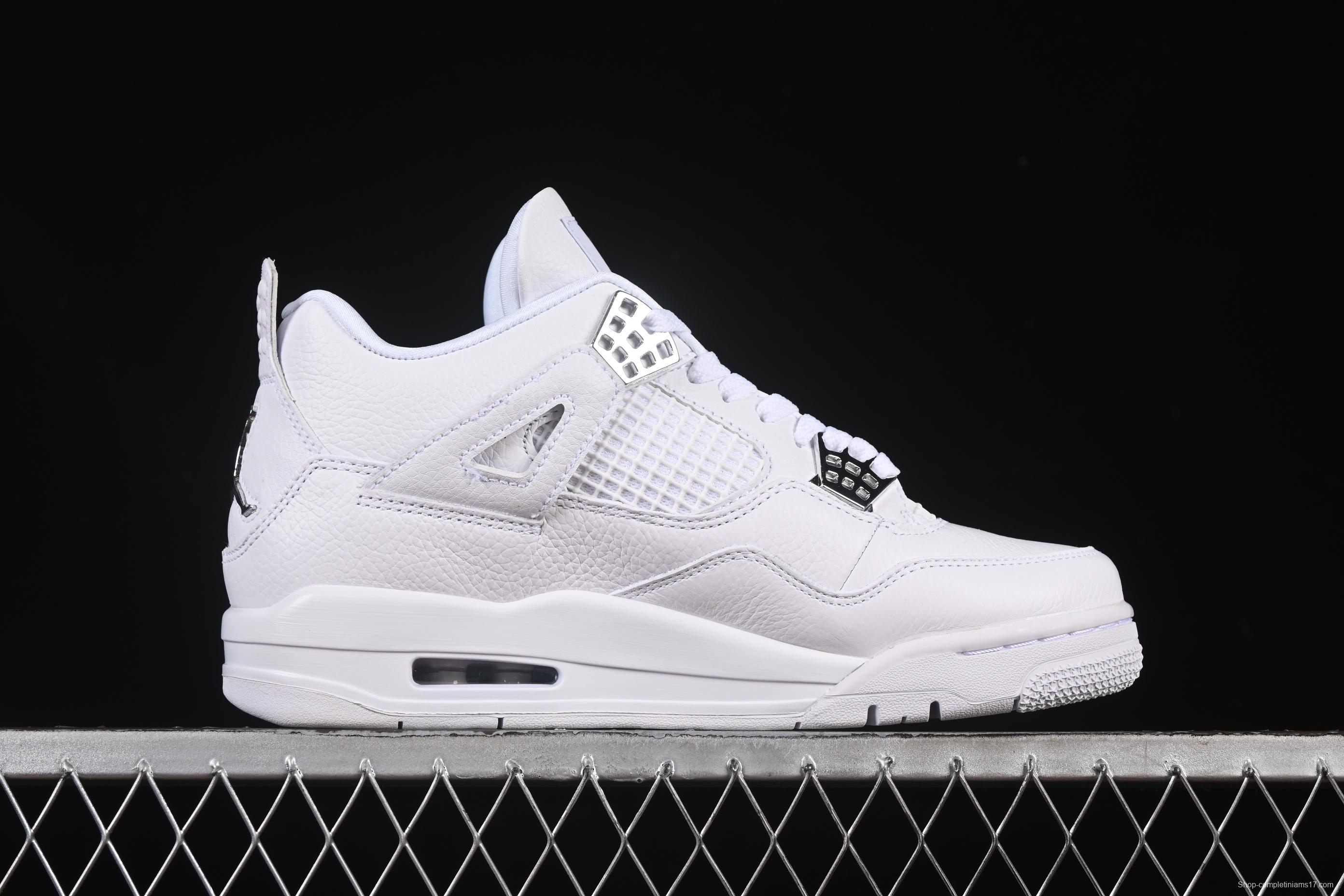 Nike Air Jordan 4 Retro PureMoney Sneakers - 308497-100