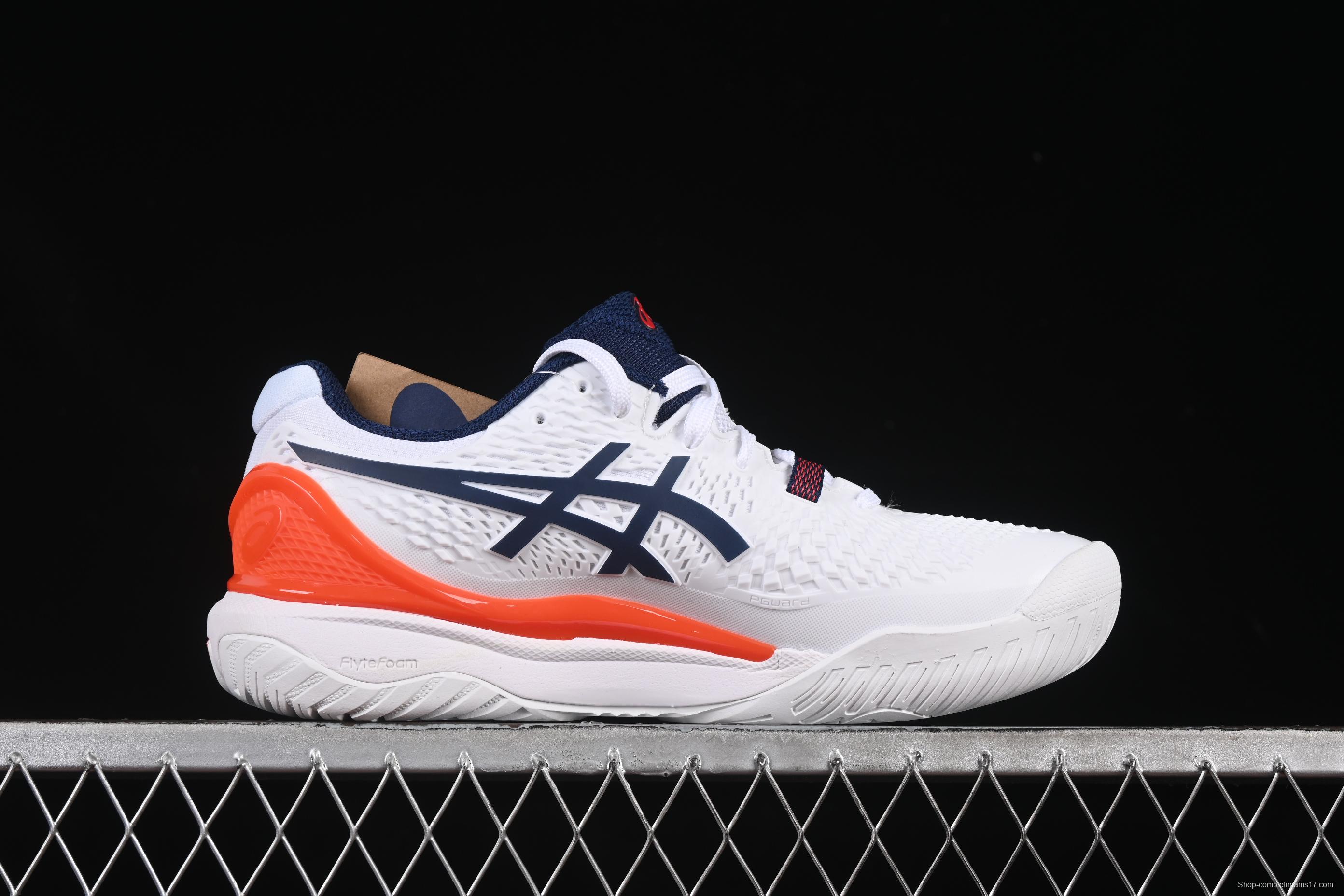 Asics Gel-Resolution 9 Retro Breathable Cushioned Casual Running Shoes - 1041A376-102