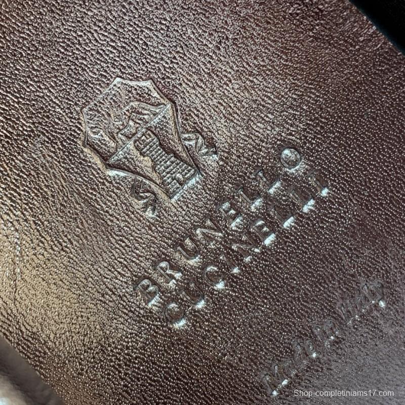 2025 Women Brunello Cucinelli Beige Brown Mesh Leather Sneakers