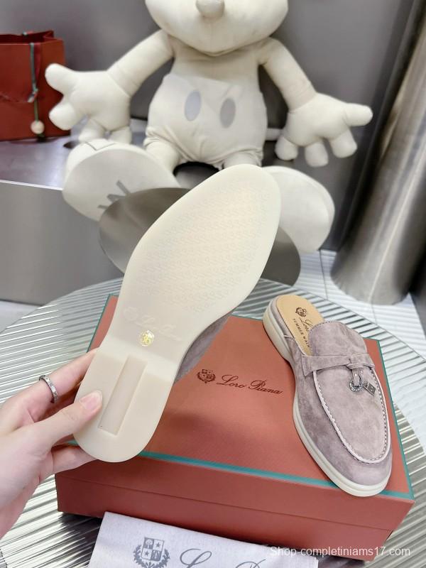 2024 Slippers LP gray suede slip-on MJ00270