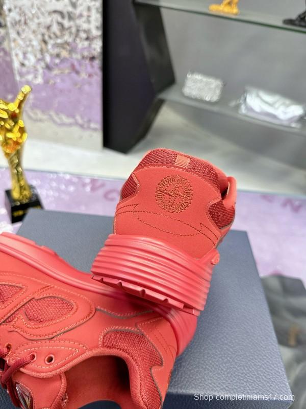 2024 Unisex Dior Red Mesh Technology Fabric B30 Sneakers Collaboration MJ00330