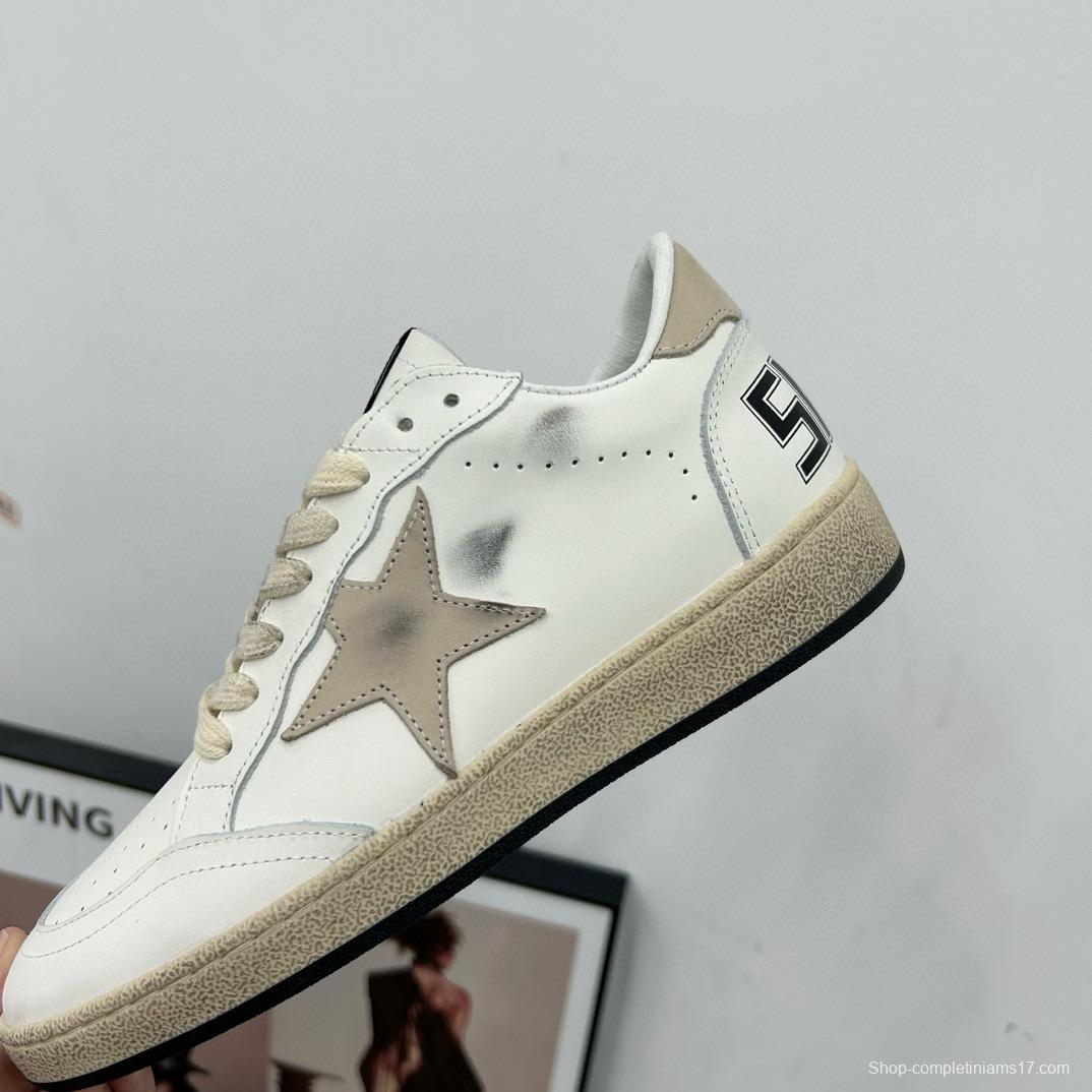 2024 Unisex GGDB White Grey Leather Sneakers MJ00260