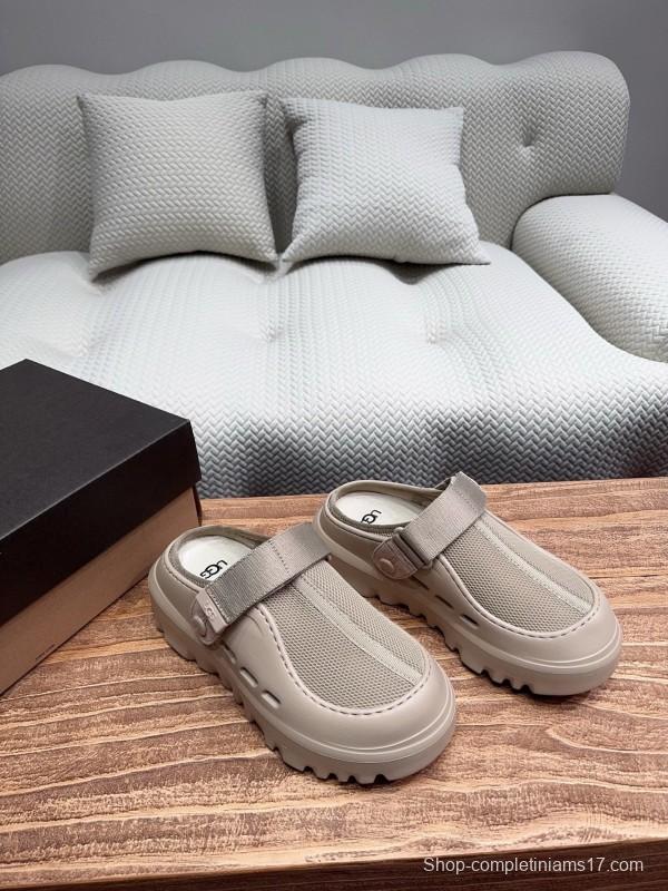 2025 UGG Beige Mesh Slippers