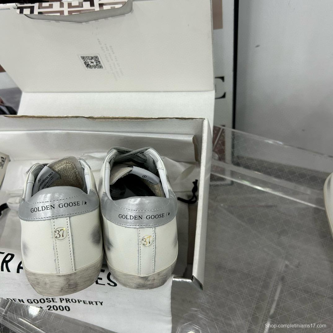 2025 Women GGDB White Black Leather Suede Sneakers