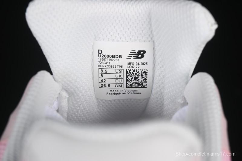 New Balance 2000 Series Retro Dad Style Casual Running Shoes - U2000BDB