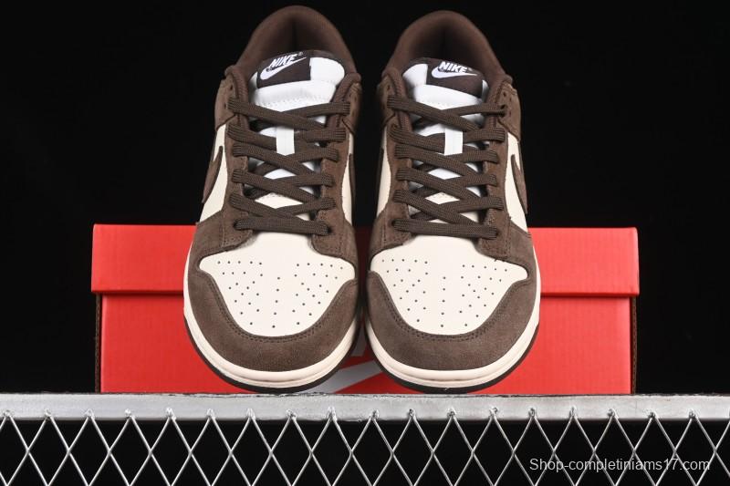 Nike SB Dunk Low White Mocha Low-Top Casual Skate Shoes - FQ8249-104