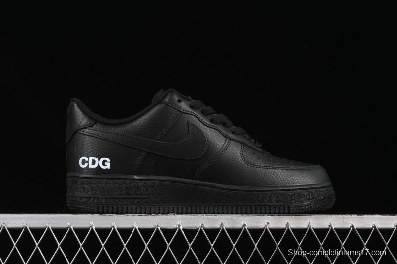 Nike Comme Des Garcons Air Force 1 Low Casual Sneakers with Full-Length Air Cushion - IB9949-001