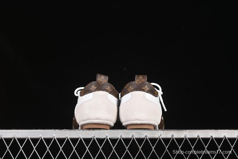 Louis Vuitton Sneakerina Round-Toe Lace-Up Ballet Style Flat Training Shoes - N.F6