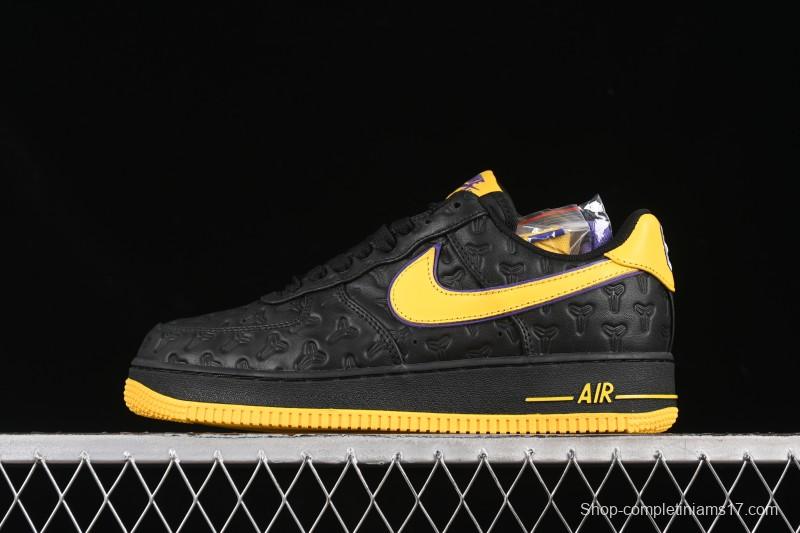 Nike Air Force 1 '07 Low Kobe Full-Grain Leather Casual Sneakers - HV5122-001