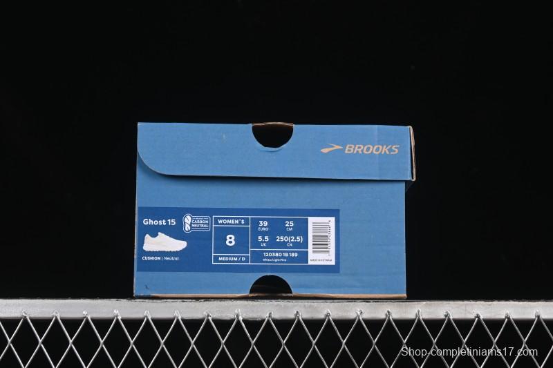 Brooks Ghost 15 Low-Cut Breathable Cushioned Support Casual Running Shoes - 1203801B189