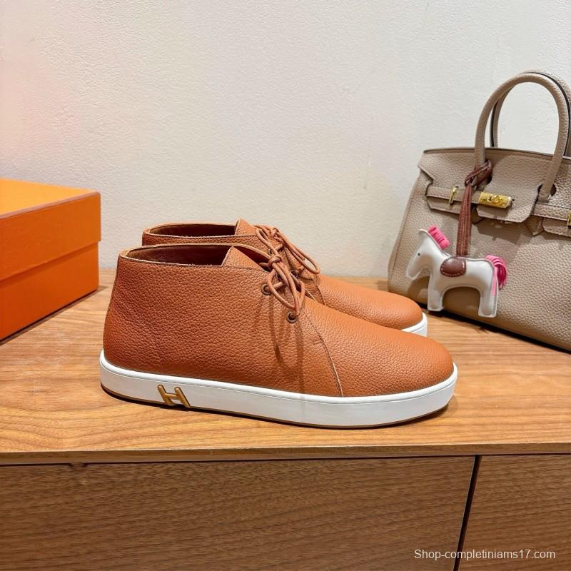 2025 Unisex H Brown Leather Classic Boots AS00380