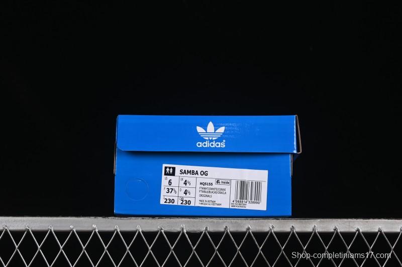 Adidas Samba OG Classic Casual Sneakers - HQ5155