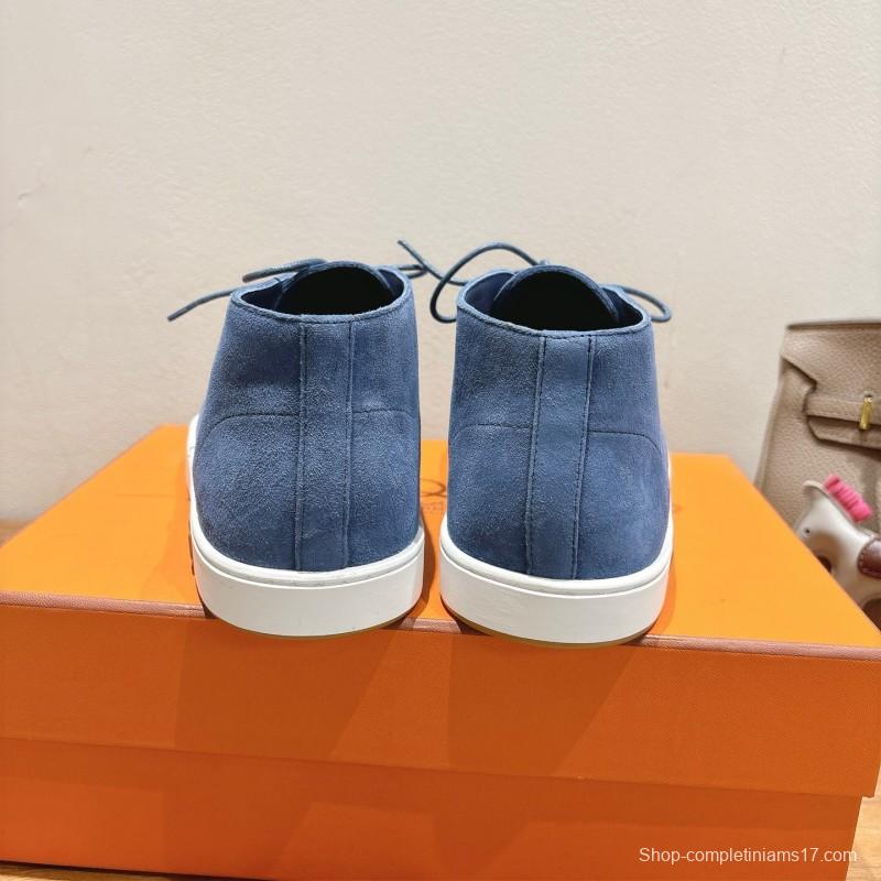 2025 Unisex H Blue Suede Boots AS00380