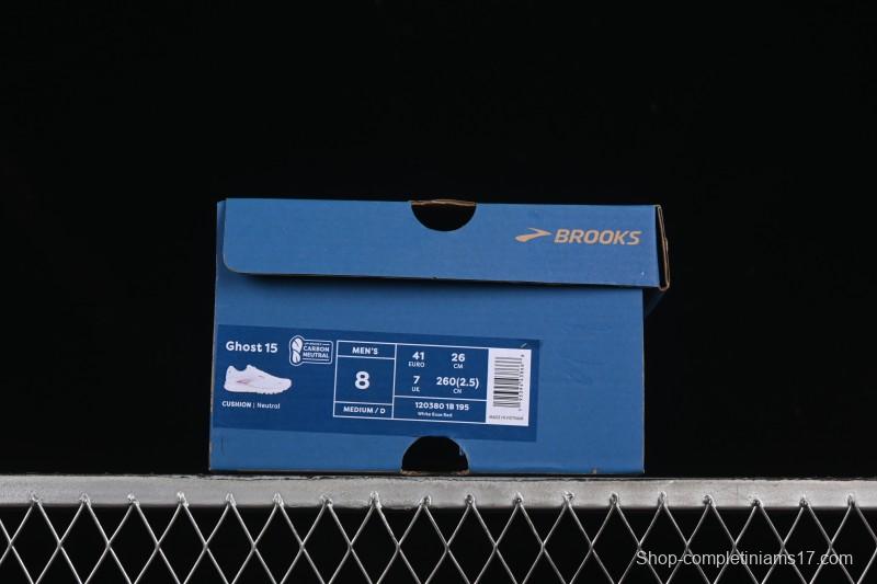 Brooks Ghost 15 Low-Cut Breathable Cushioned Support Casual Running Shoes - 1203801B195
