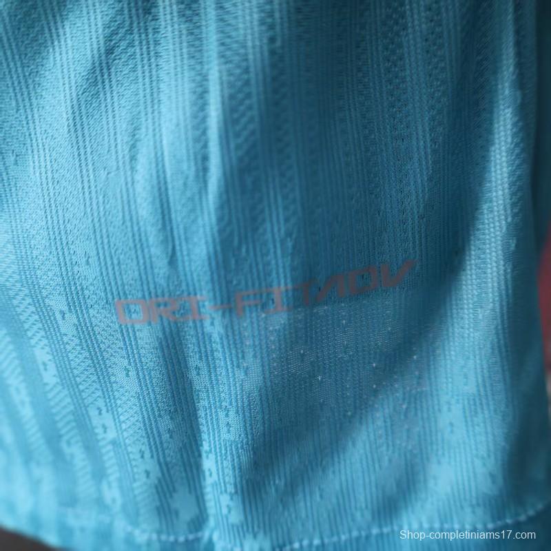 Player Version 25/26 Barcelona Sky Blue with Pink Gradient Stripe Jersey