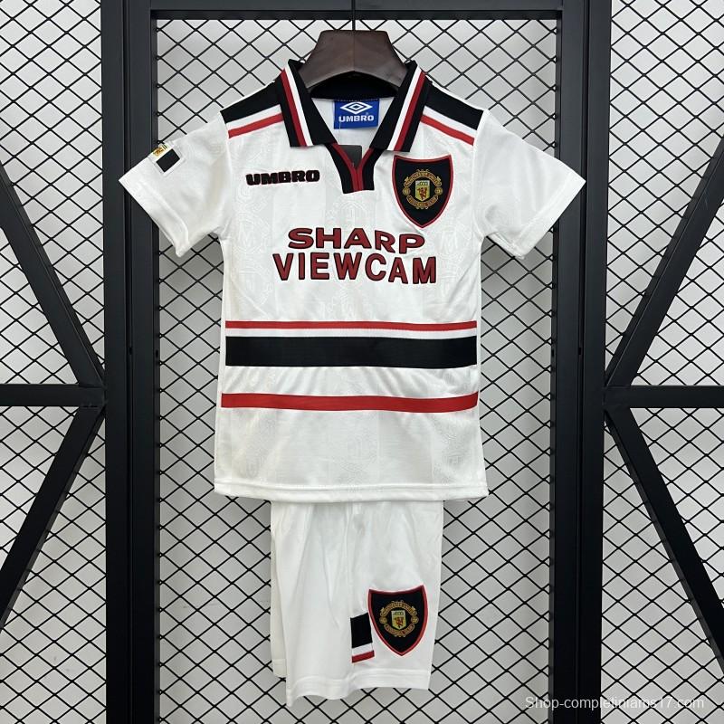 Retro 97/98 Kids Manchester United Away Size 16-28 Jersey