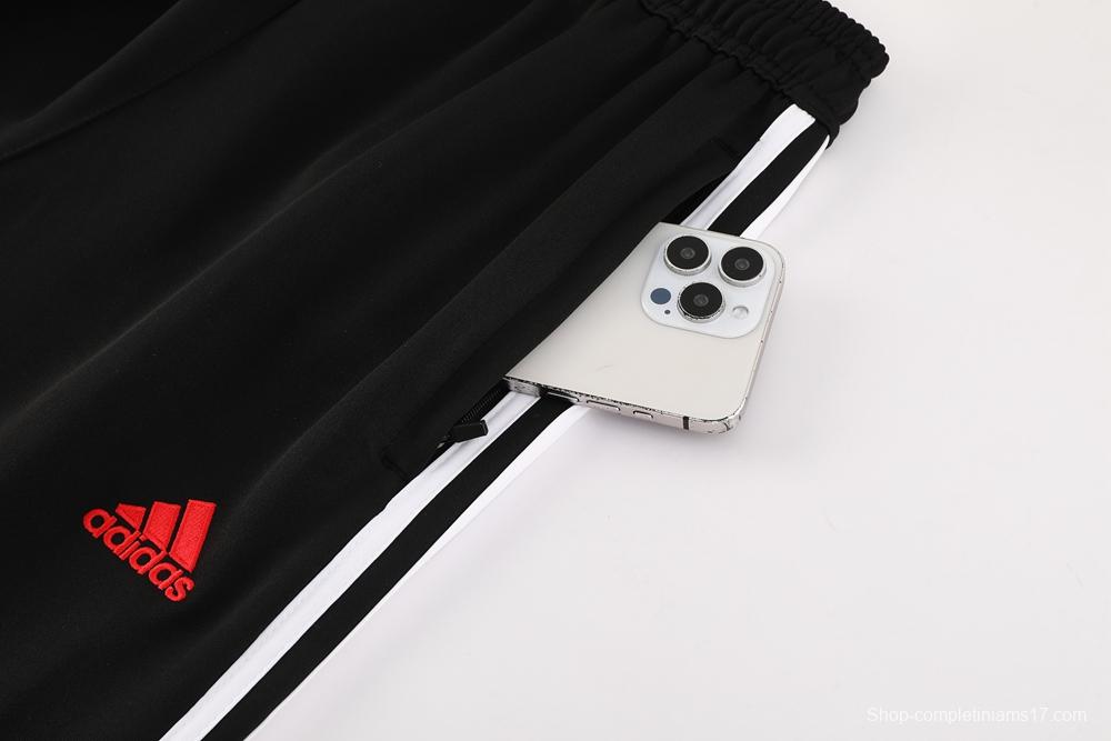 25/26 Manchester United Blue Full Zipper Jacket +Long Pants