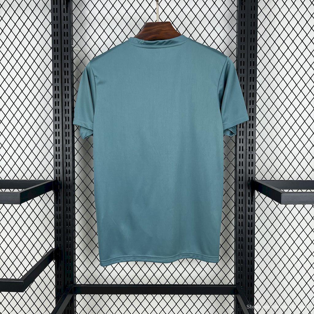 2025 NIKE Training Light Blue with Abstract Paint Brush Pattern T-Shirt #1045