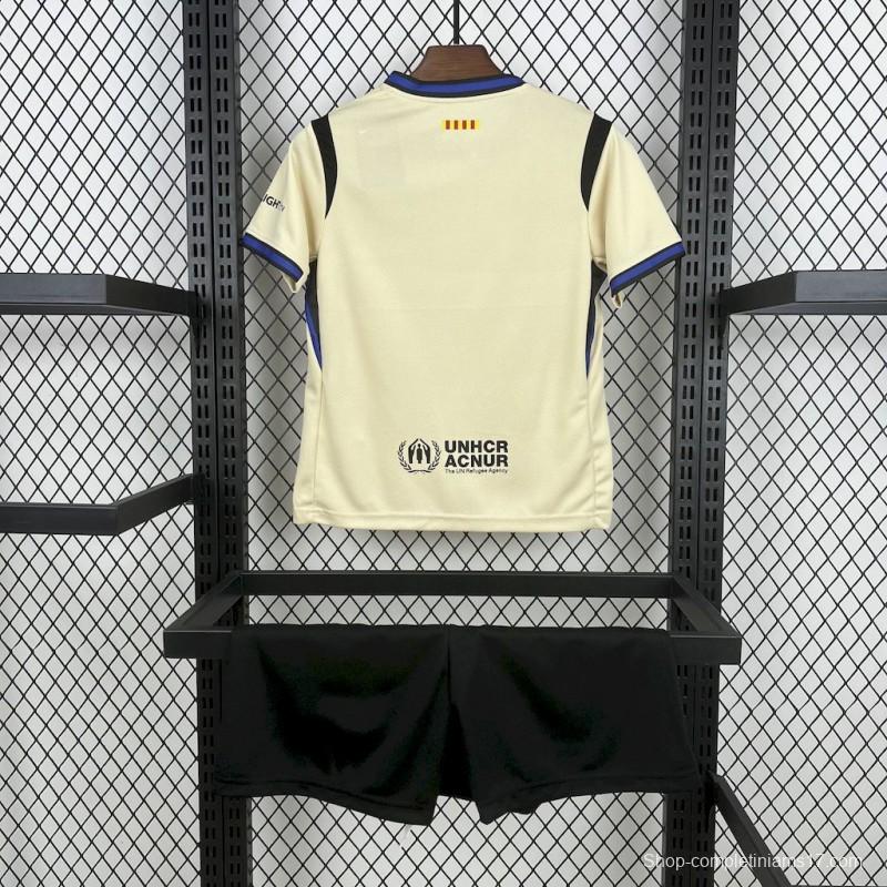 2025/26 Kids Barcelona Away Jersey